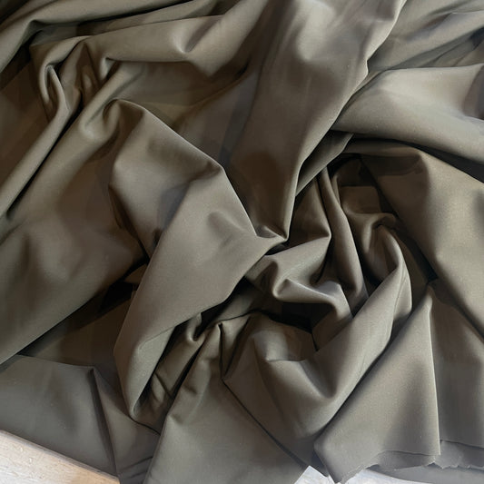 Muted khaki plain Lycra