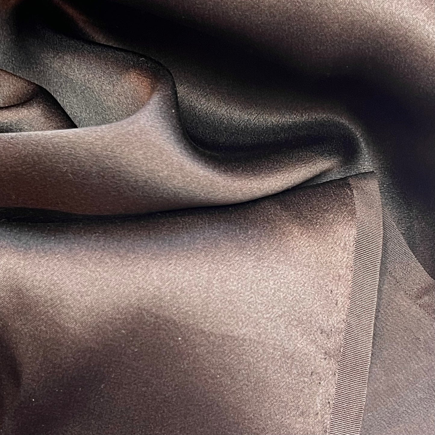 Chocolate Silk Satin