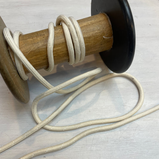 Ivory and white braided cord