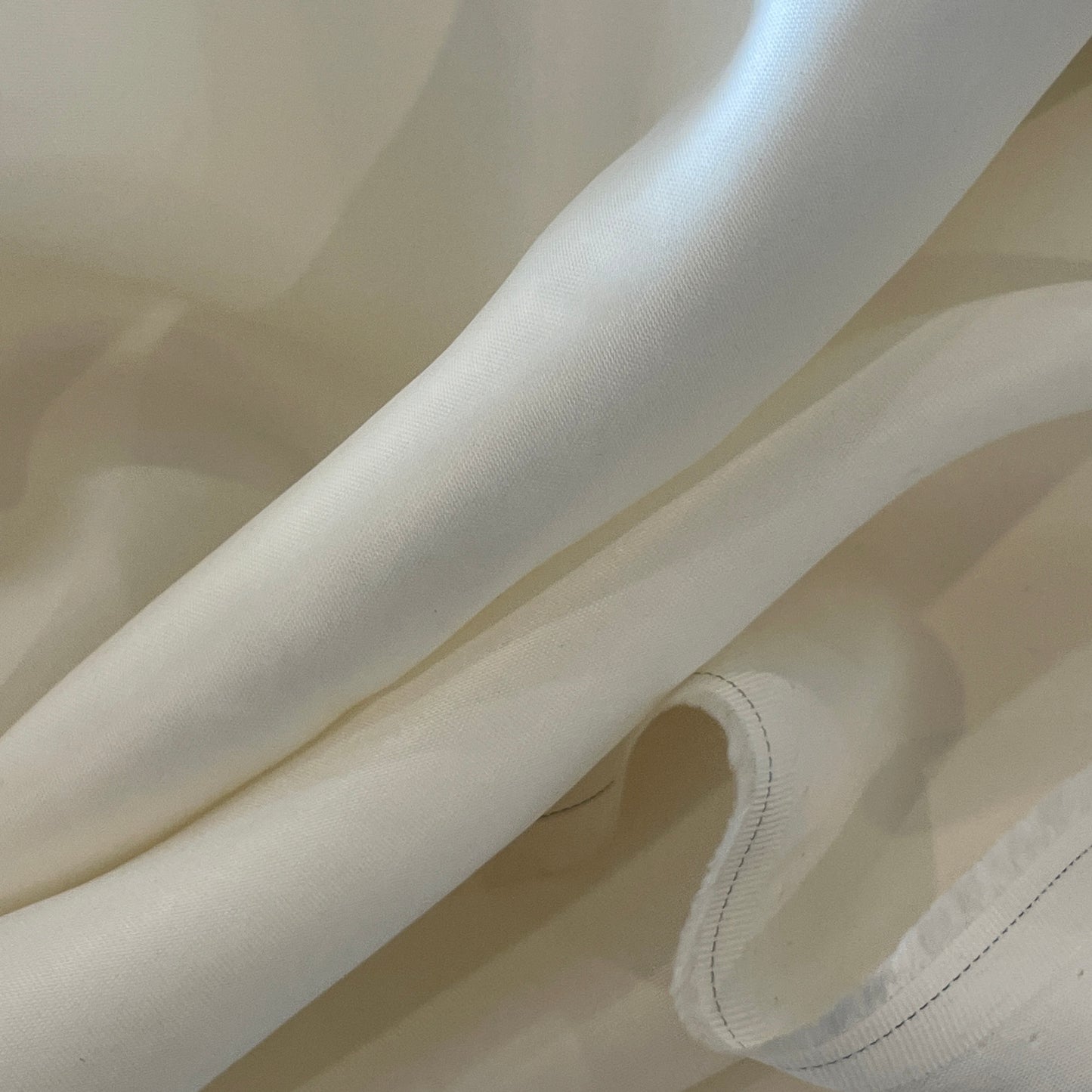 Ivory luxe glow acetate satin