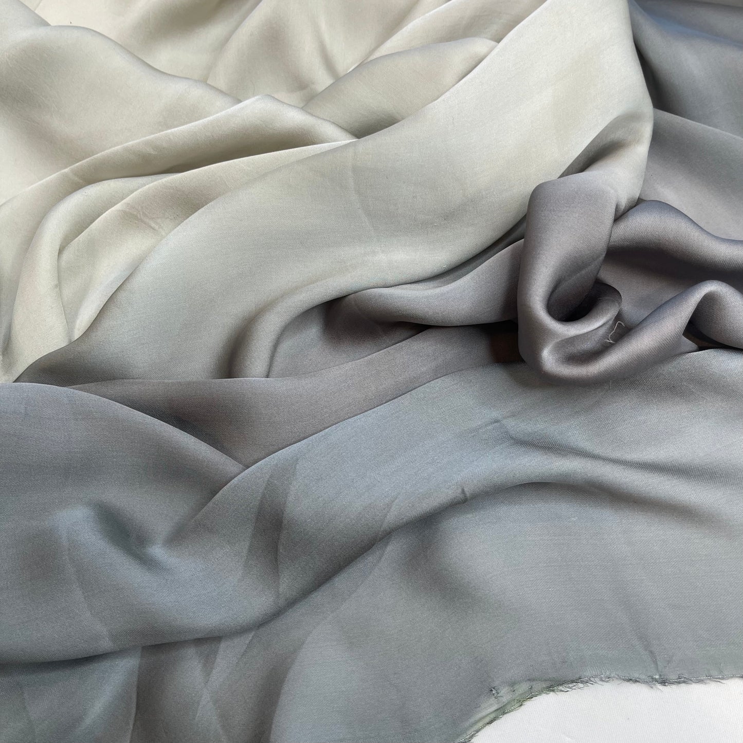 Hazen Moon Ombré Silk Satin Georgette