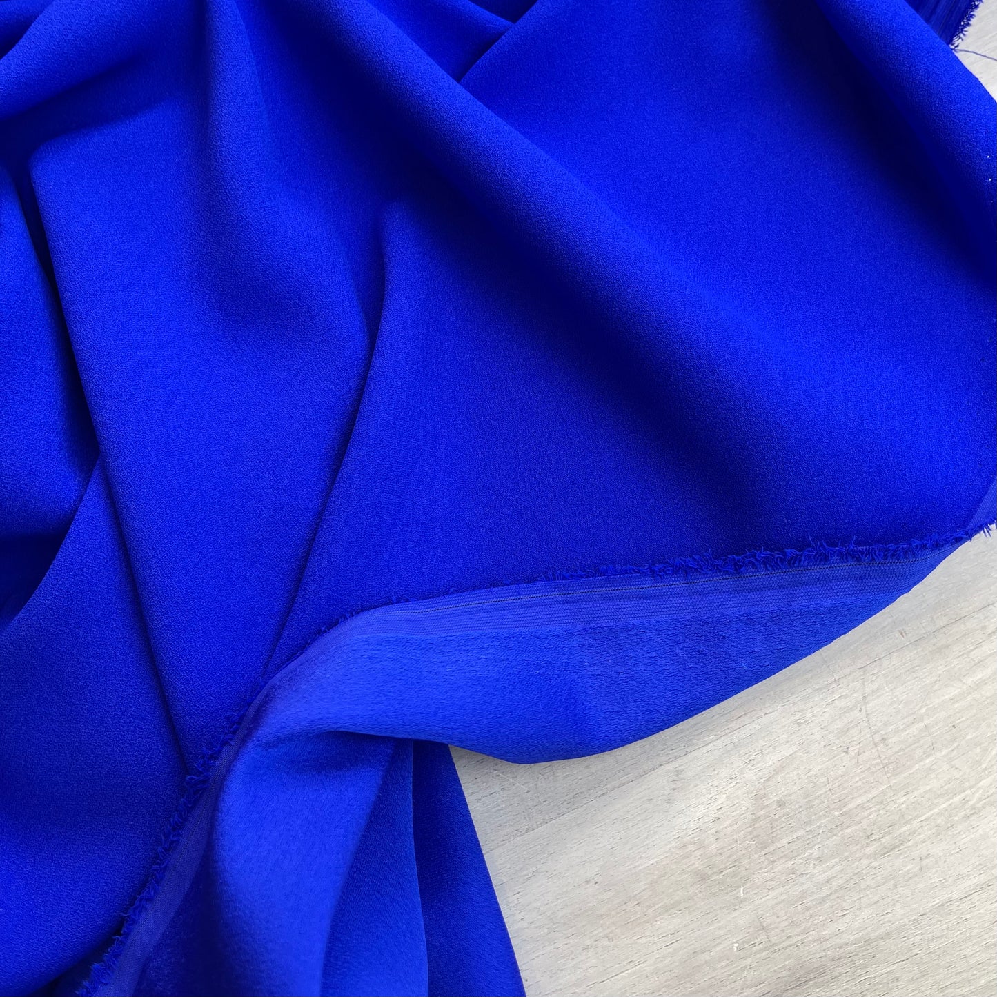 Cobalt Satin Back Crepe