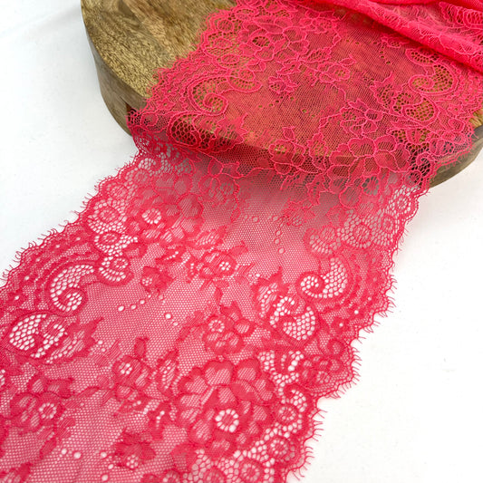 Ella Watermelon 180mm Stretch Lace