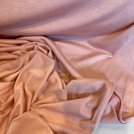 Dusty Pink Lightweight Viscose Jersey