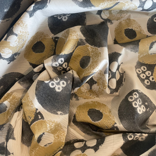 Coffee circles Cotton lawn