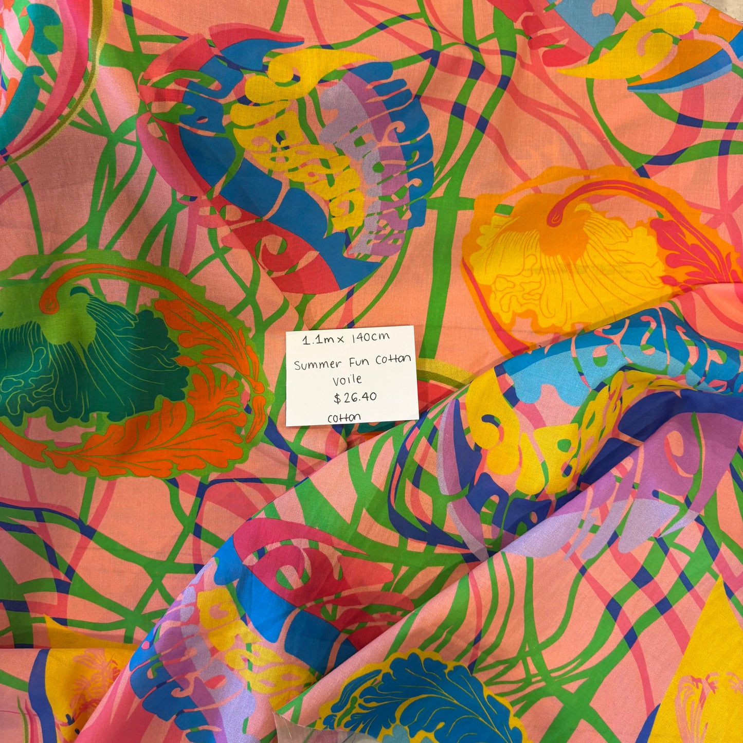 1.1m Summer Fun Cotton Voile