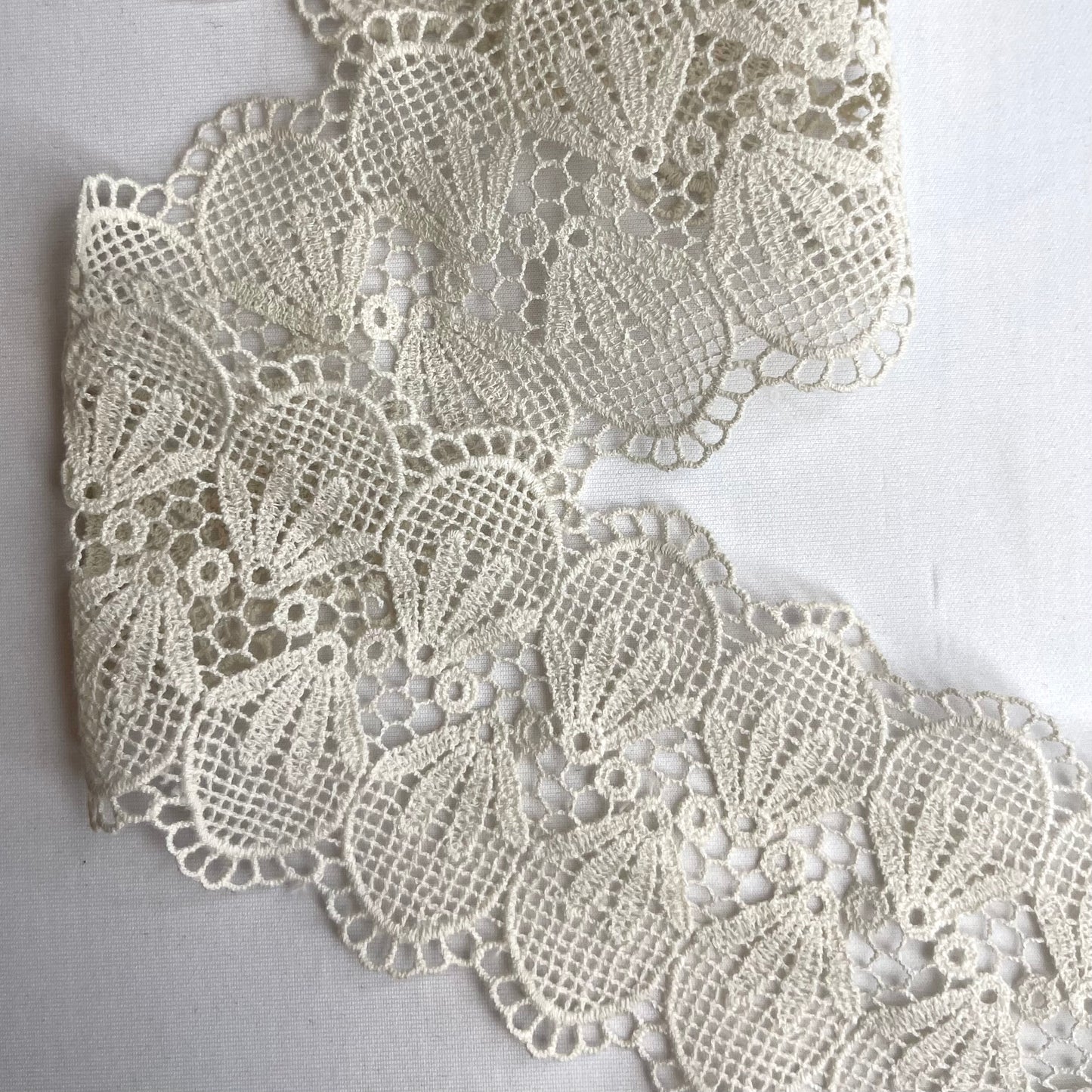 Libby Cream Crochet Insertion Lace