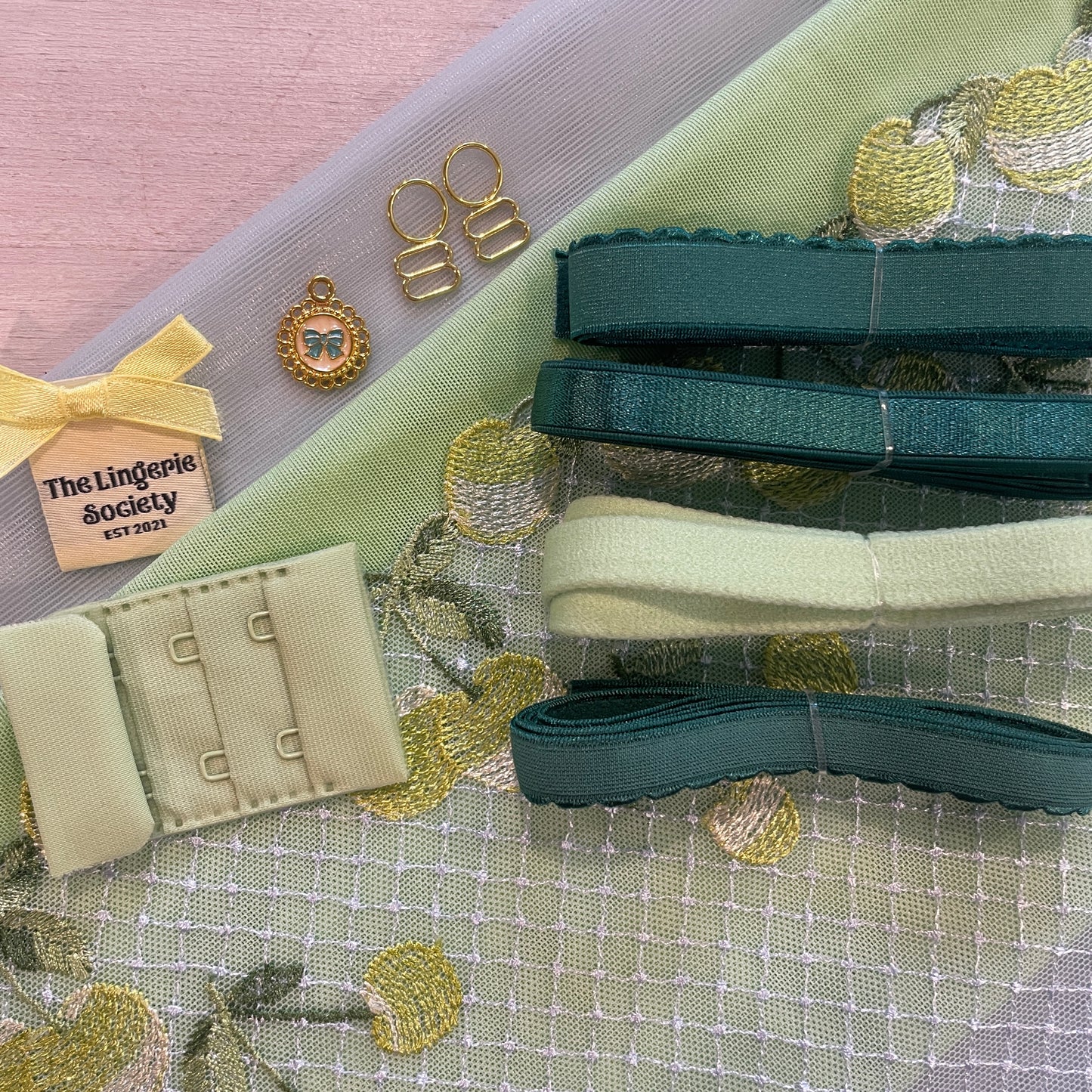 Lemon cherry wired bra kit
