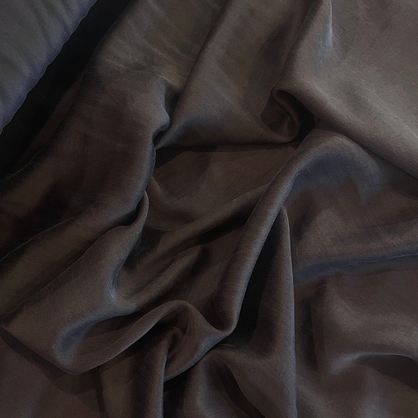 black sand washed silk