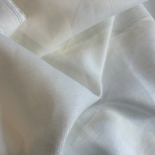 summer white mid weight linen