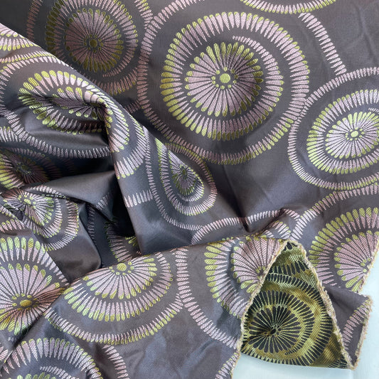 Circle in Time Jacquard Taffeta