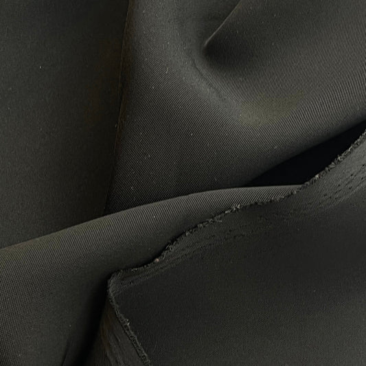 Sharkskin Black Stretch Suiting