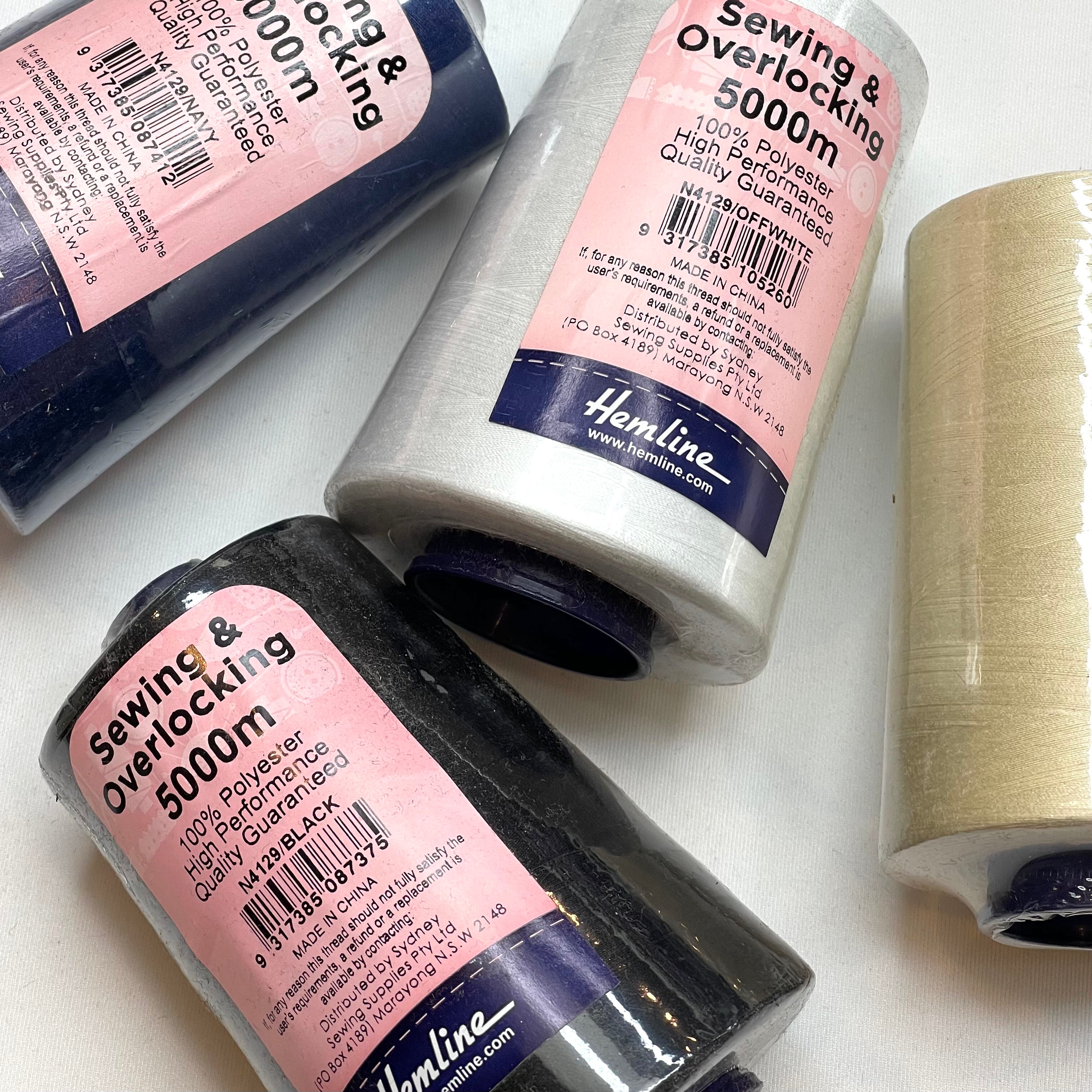 Hemline Natural Overlocking Thread – The Maker Society