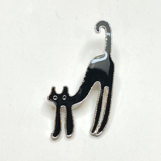 Black Cat Enamel Pin