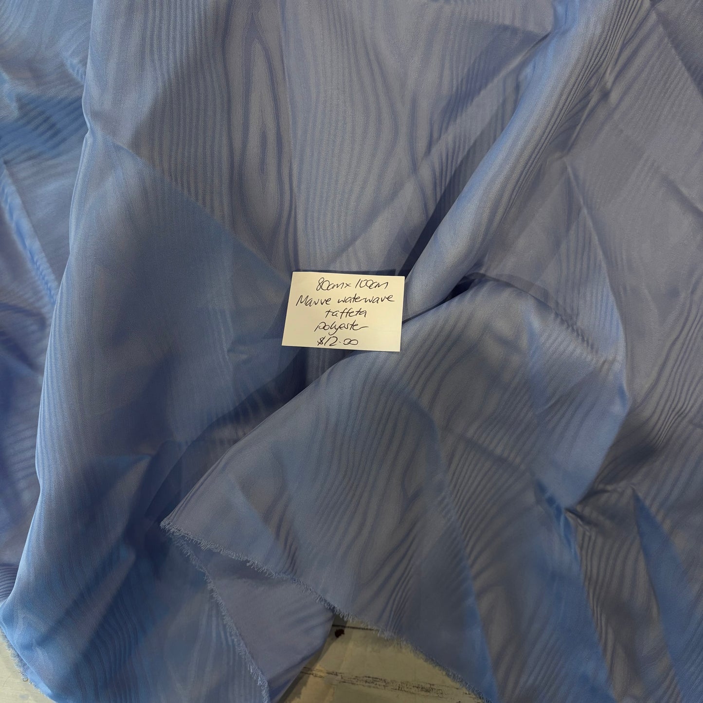 80cm Mauve Waterwave Taffeta