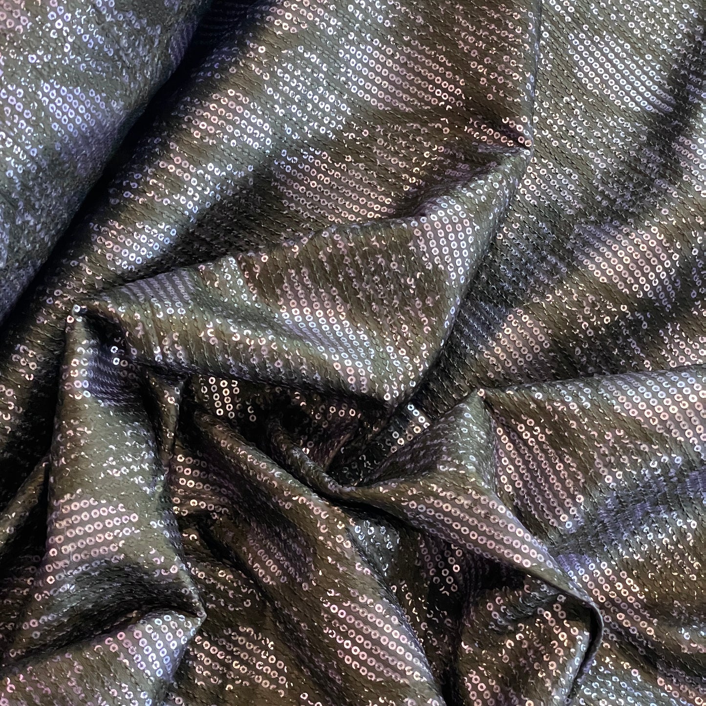 Purple python Sequin jersey