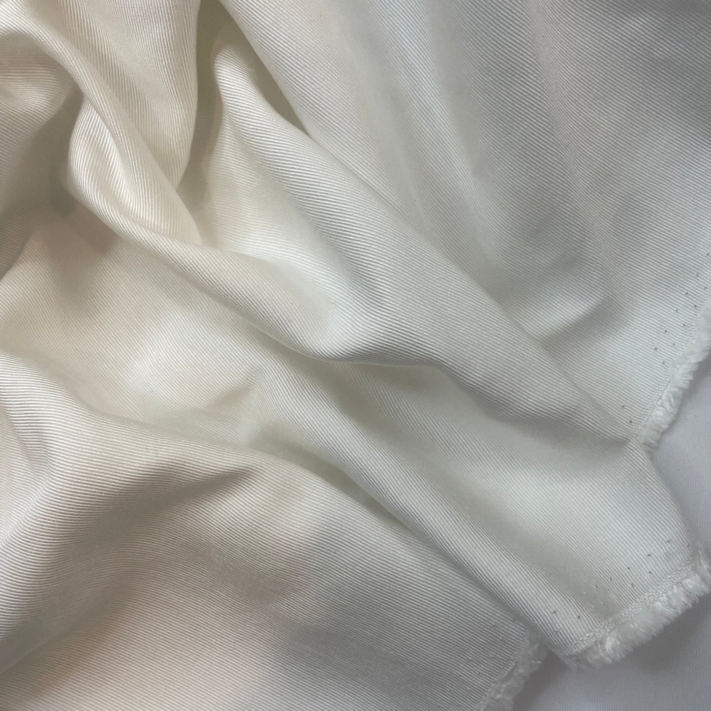 3 m ivory viscose twill