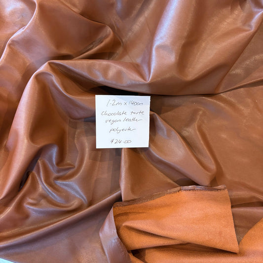 1.2m Chocolate Torte Vegan Leather