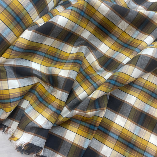 Texas check Cotton Shirting