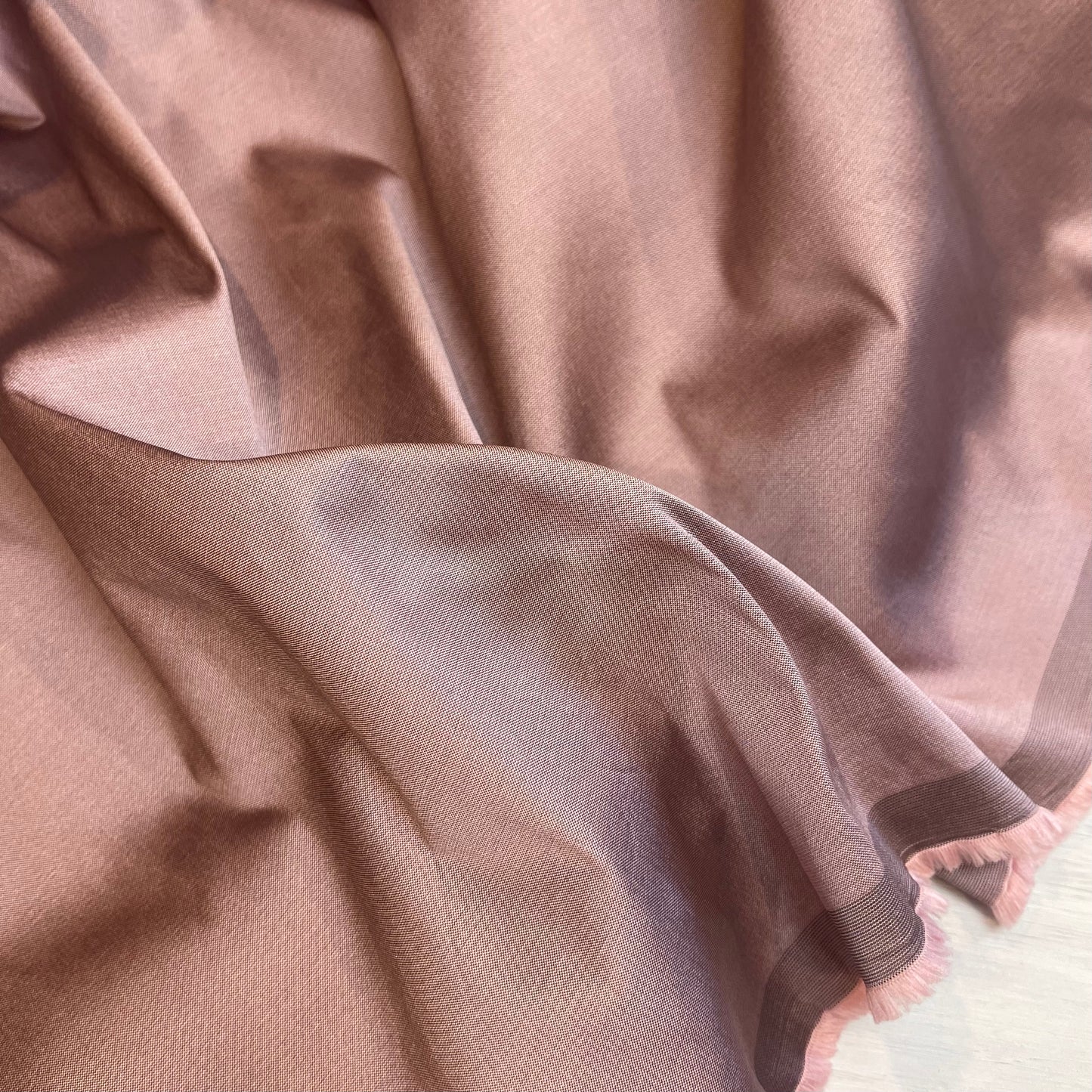 80cm dusty pink silk look lightweight taffeta