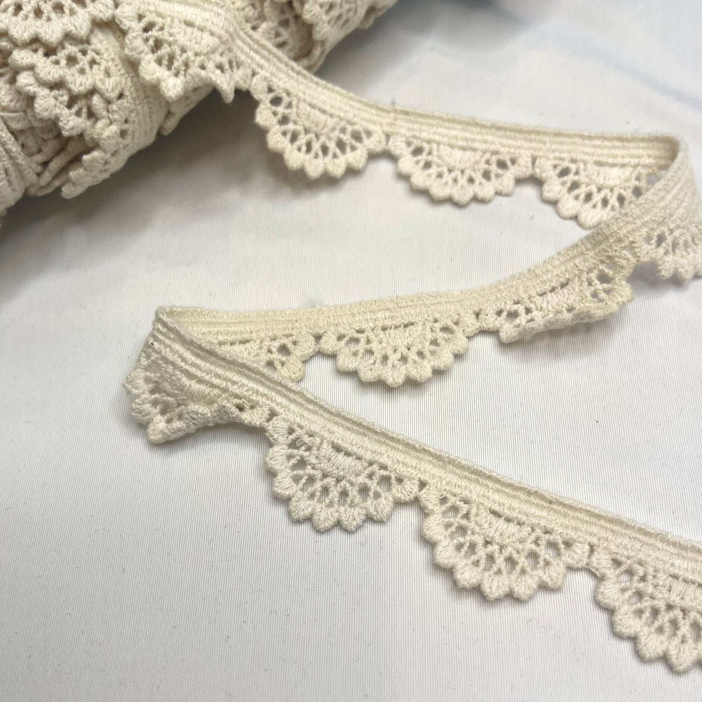 Woodstock Cream Edging Crochet Lace