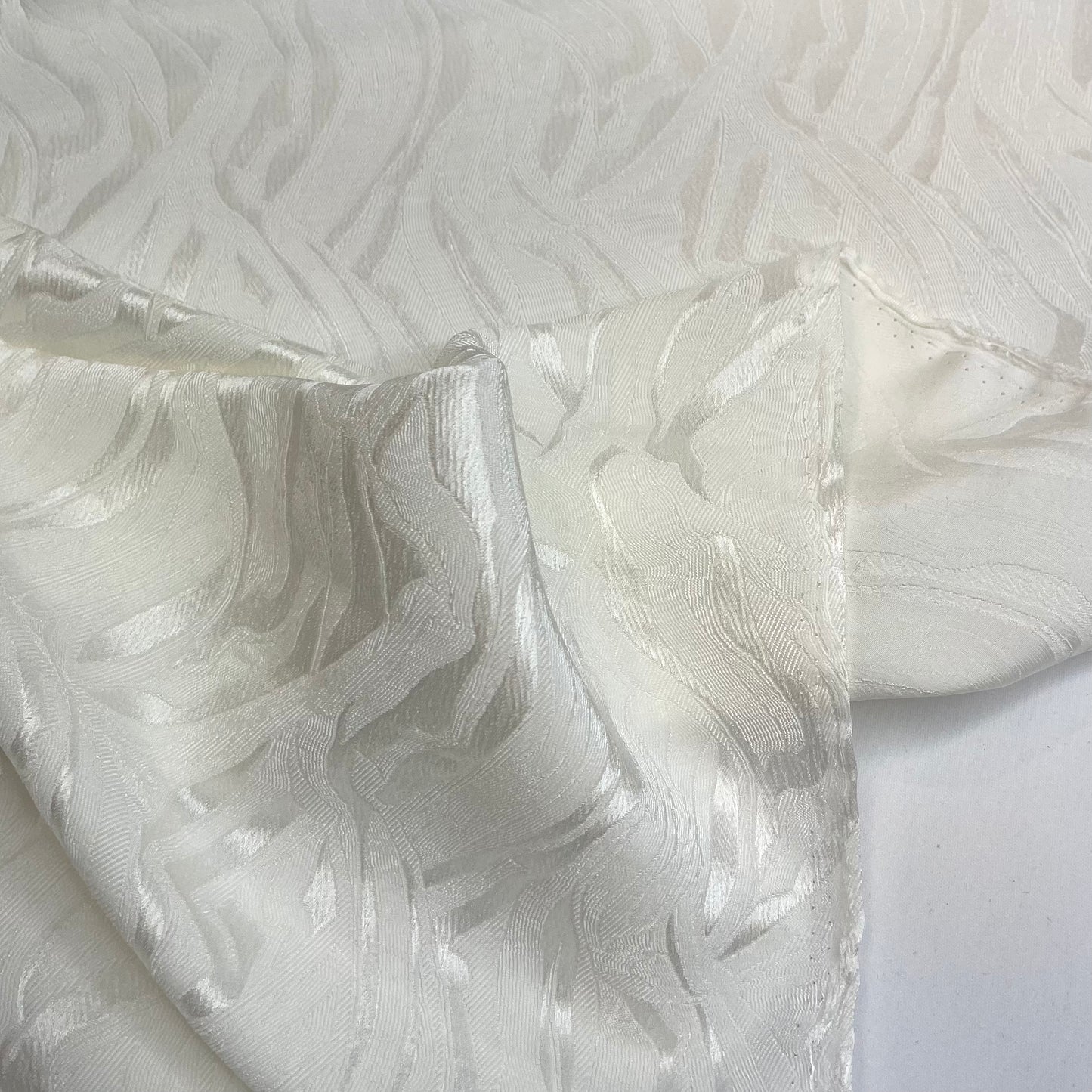 Ivory Tiger Stretch Jacquard