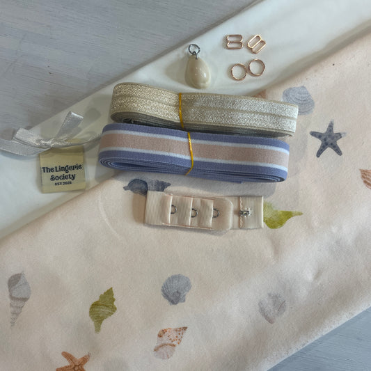 Collecting sea shells Lily Bralette Kit
