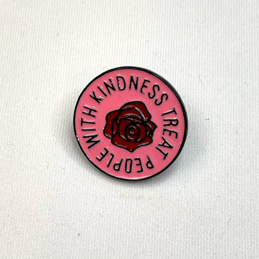 Treat People With Kindness Enamel Pin