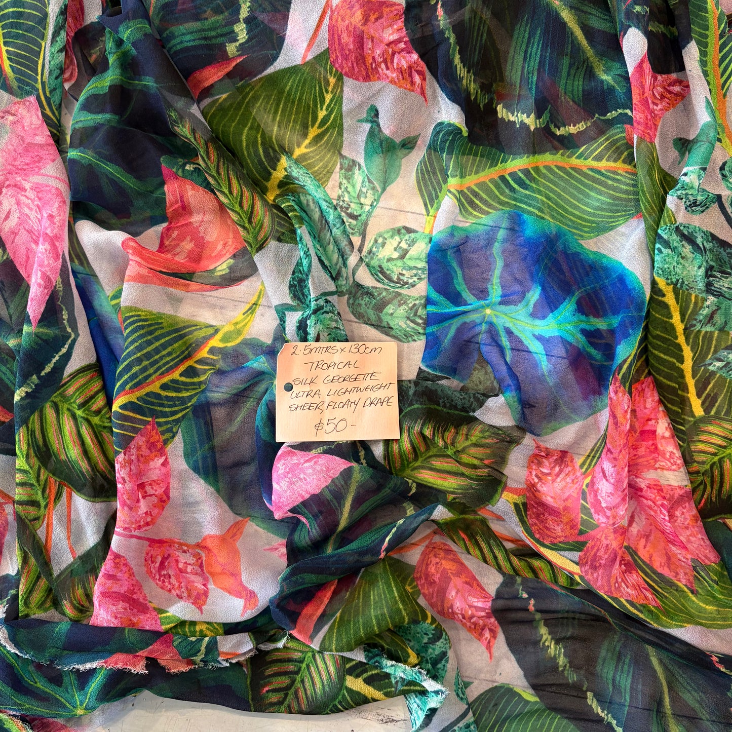 2.5m Tropical Silk Georgette