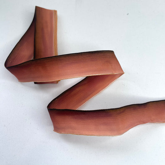 3mtrs Earth Ombré French Wired Taffeta Ribbon