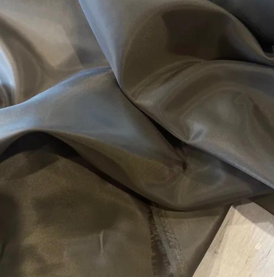 Taupe polyester dress lining