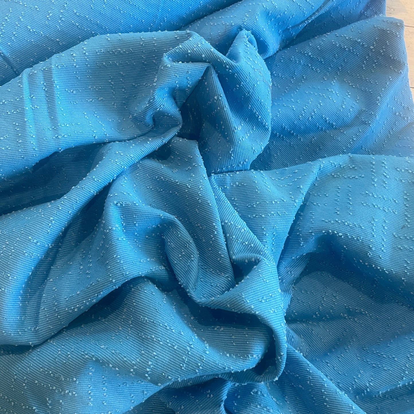 Cerulean textured denim