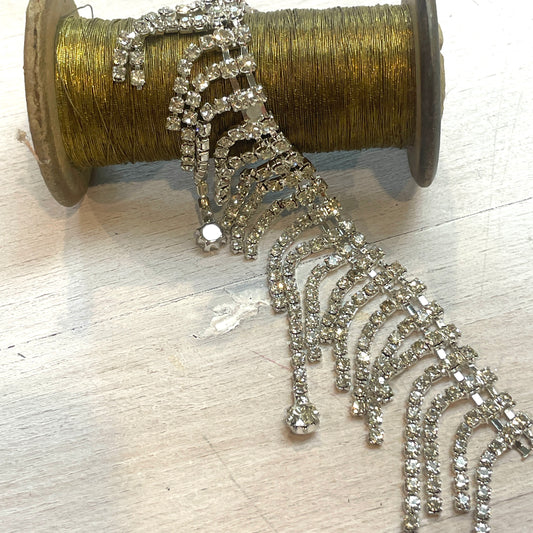 12cm Diamonte Trim Piece