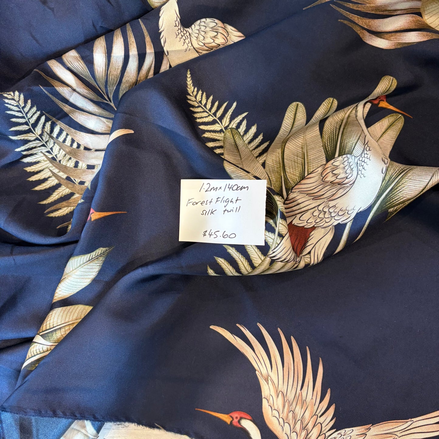 1.2m Forest Flight Silk Twill