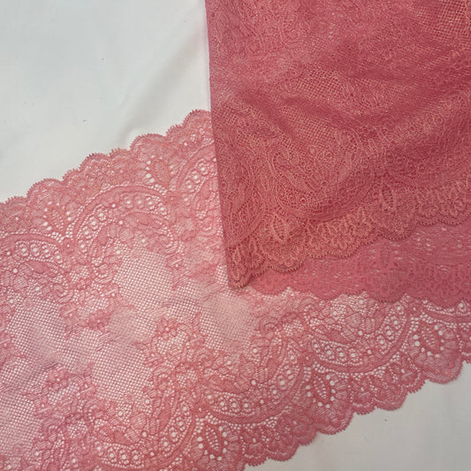 candy floss shimmer Stretch Lace