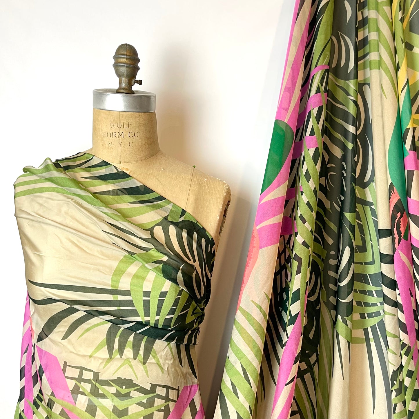 2mtr ALBERTA FERRETTI Jungle Silk Chiffon Panels