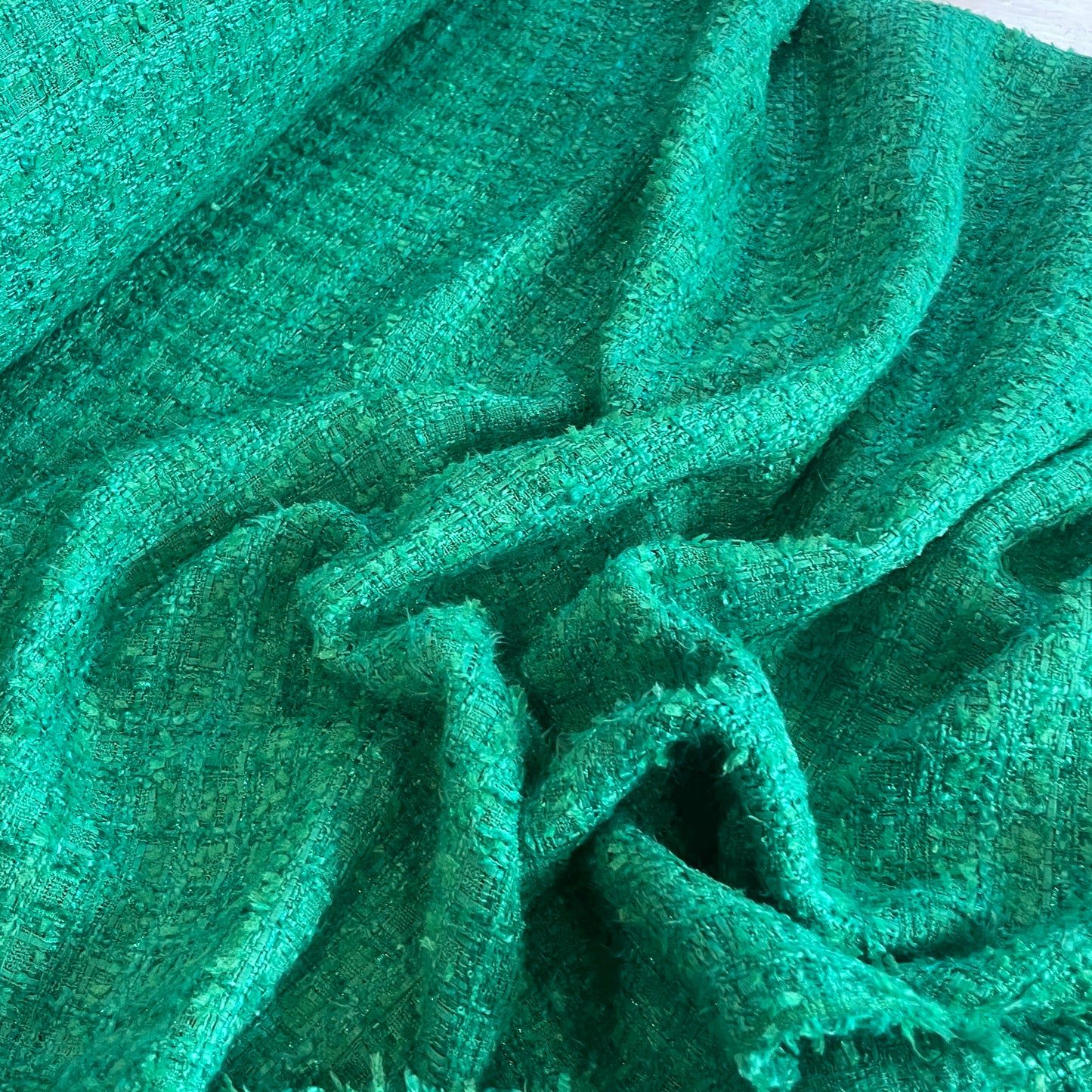 Coco Emerald  Tweed Coating