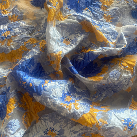 90cm royal cloque organza