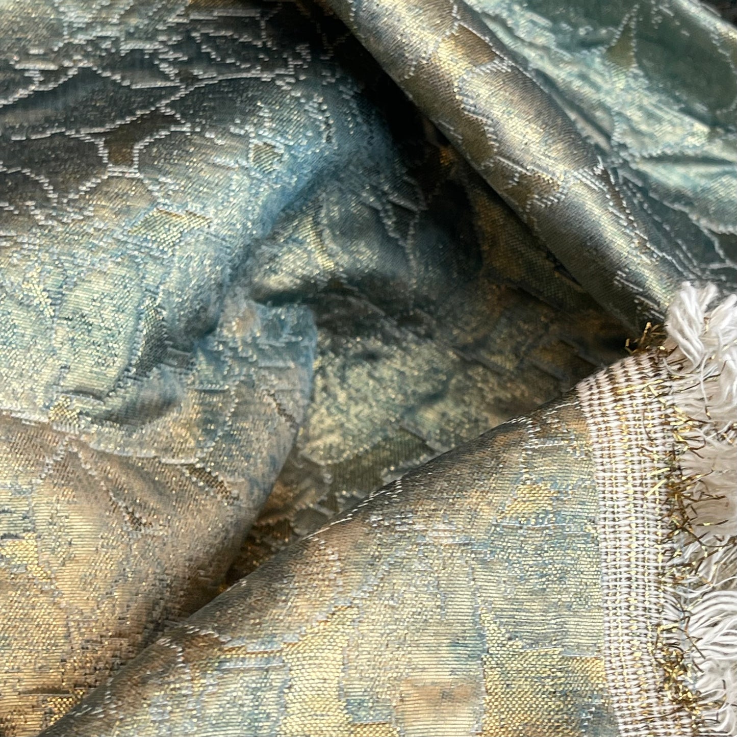 Forest moon metallic Brocade