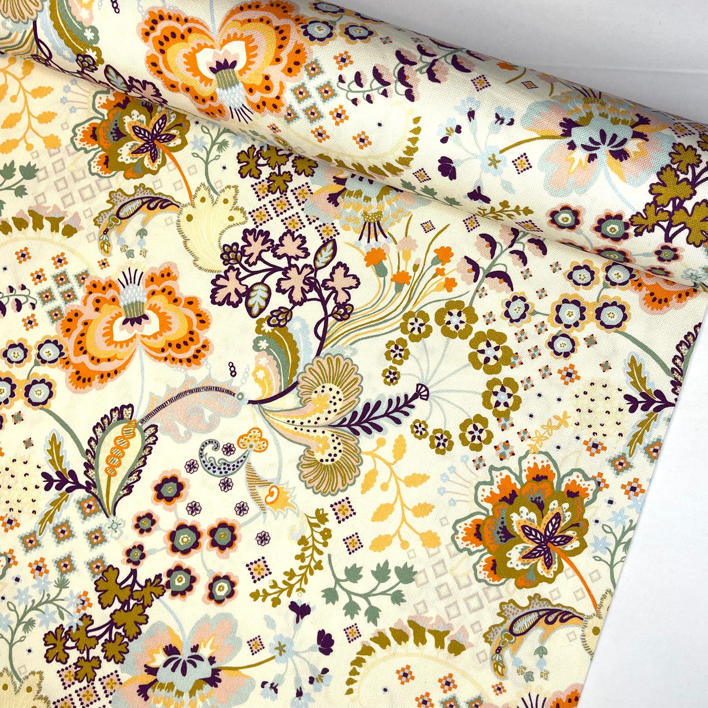 LIBERTY Floral Minuet Calm Cotton Canvas