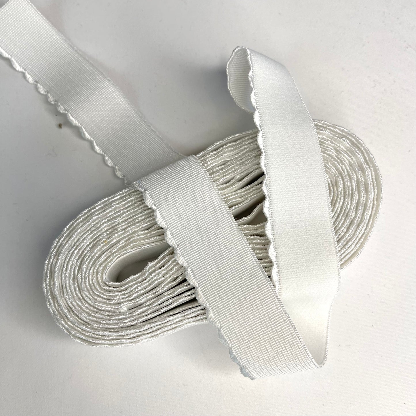 30mm Brushed Back Picot Braided Elastic