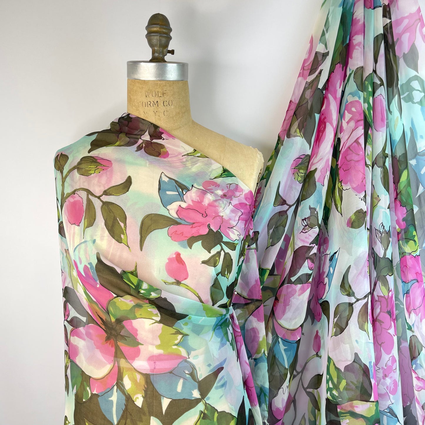 Italian Rose Silk Chiffon