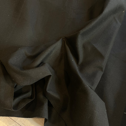 Black cotton drill