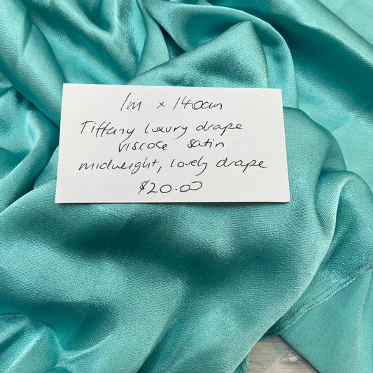 1mtr Tiffany Luxury Drape Viscose Satin