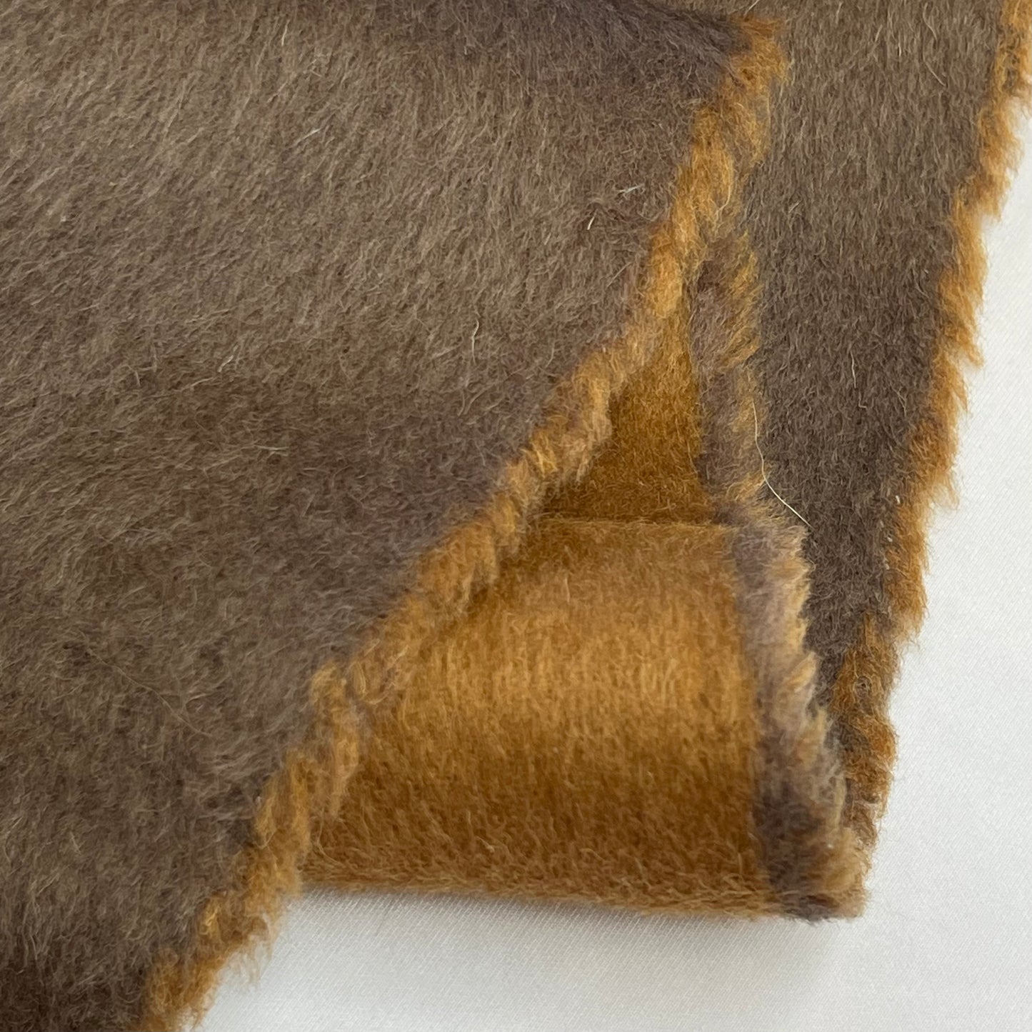 Caramel Chocolate Heavy Wool Blend Coating