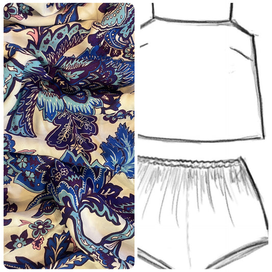 St Tropez viscose challis Isabel sleep set kit