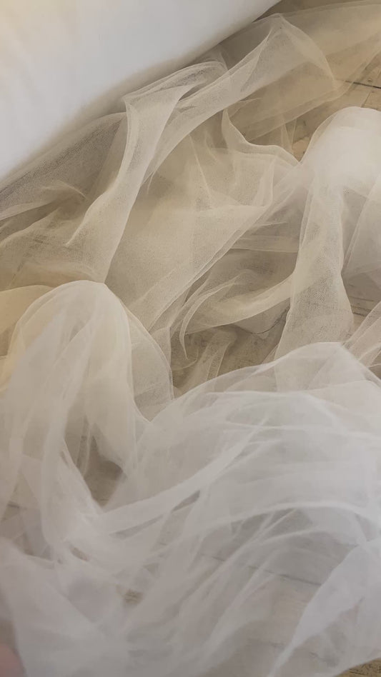 White soft Tulle