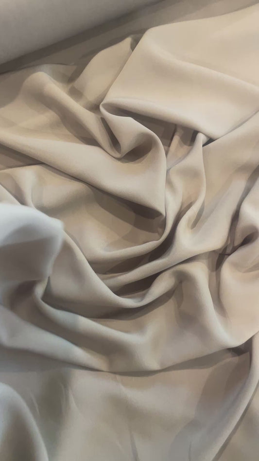 Fawn lightweight crepe
