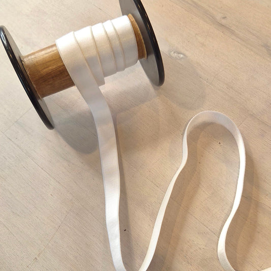 15mm White satin strapping