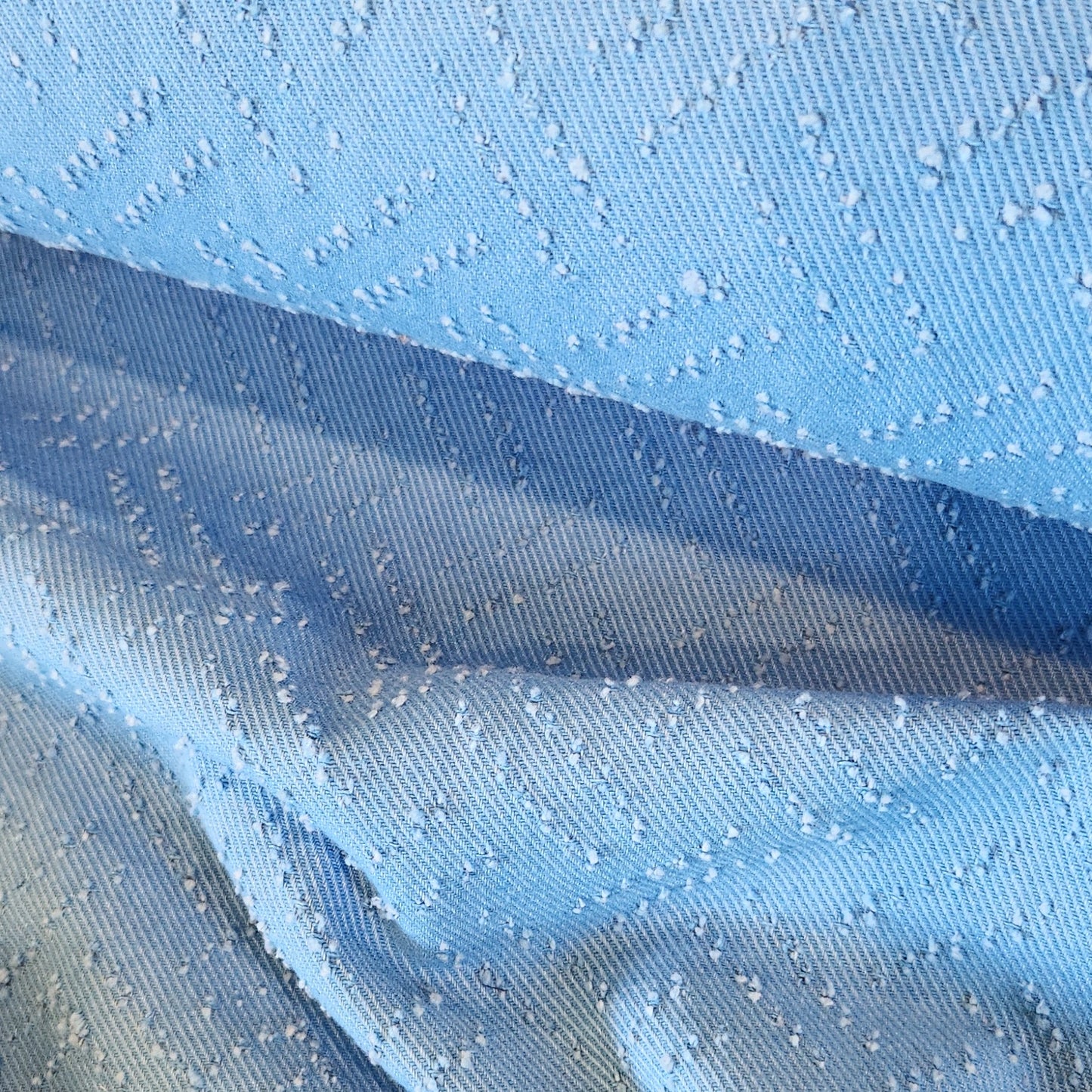 Cerulean textured denim